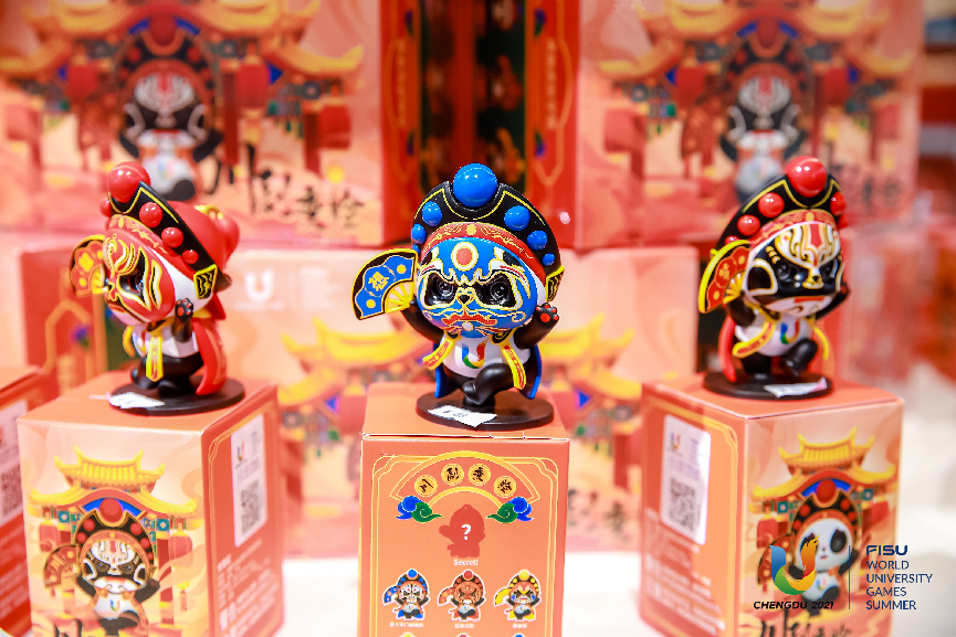 川剧变脸盲盒系列产品 图片来源:主办方提供