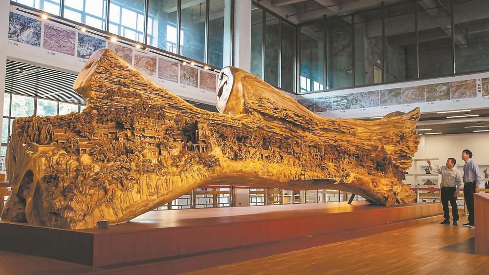 创作百米木雕作品是他的目标_新浪财经_新浪网