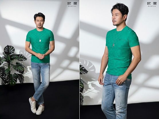 清凉舒适夏日必备,欧度男装夏季t恤搭配图鉴|欧度|t恤|牛仔裤_新浪