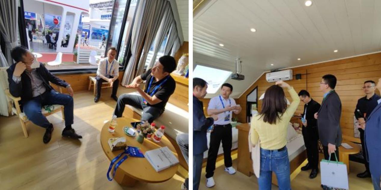 中林展区参观人群络绎不绝