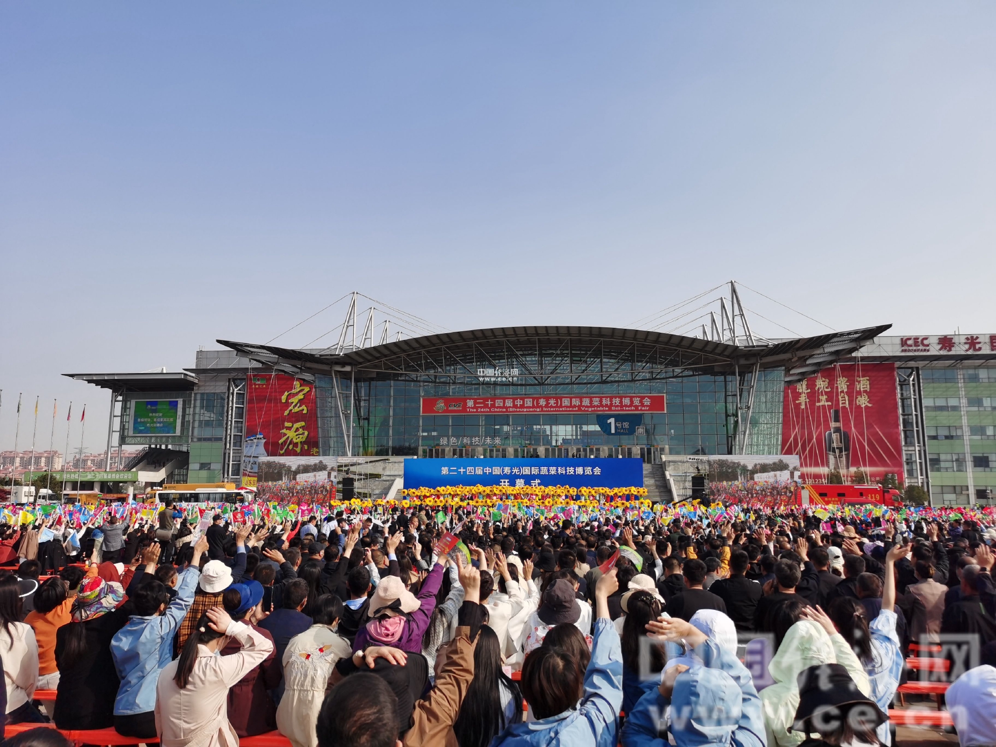 第二十四届寿光菜博会开幕 科技助力持续擦亮"菜乡"招牌|中国_新浪财