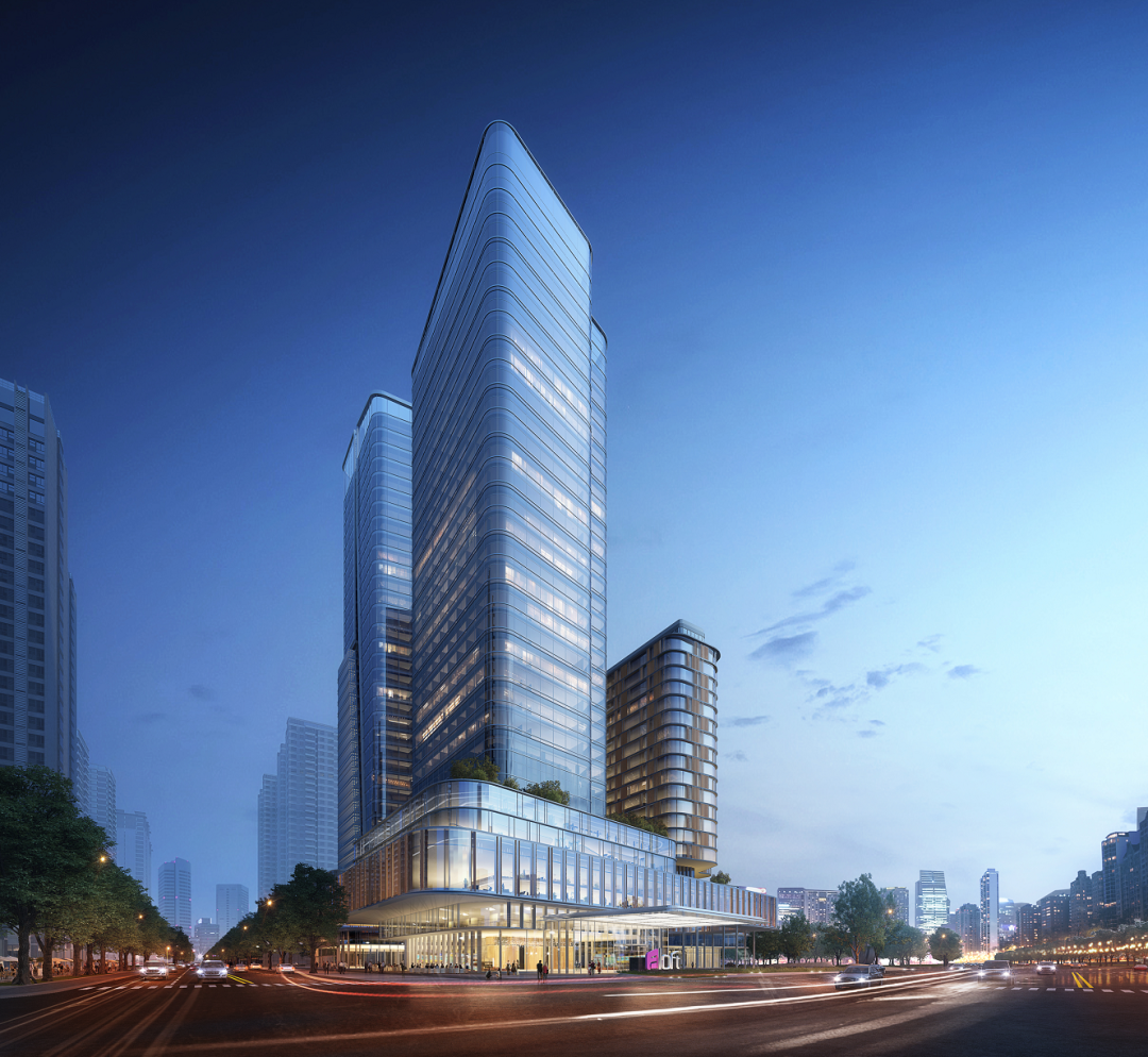 喜来登酒店效果图