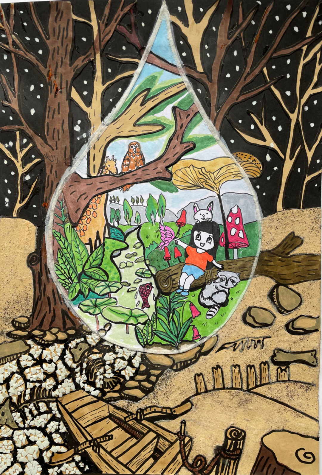 世界地球日儿童画公益大赛获奖作品出炉世界地球日