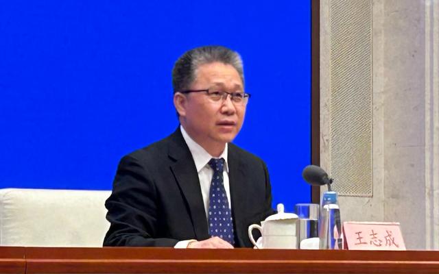 中宣部版权管理局局长王志成.新京报记者 陈琳 摄