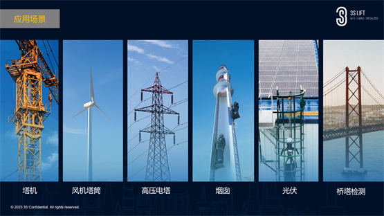 3S爬塔机可应用于多种场景