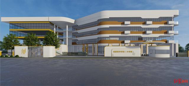 成都英华学校小学部校门设计图