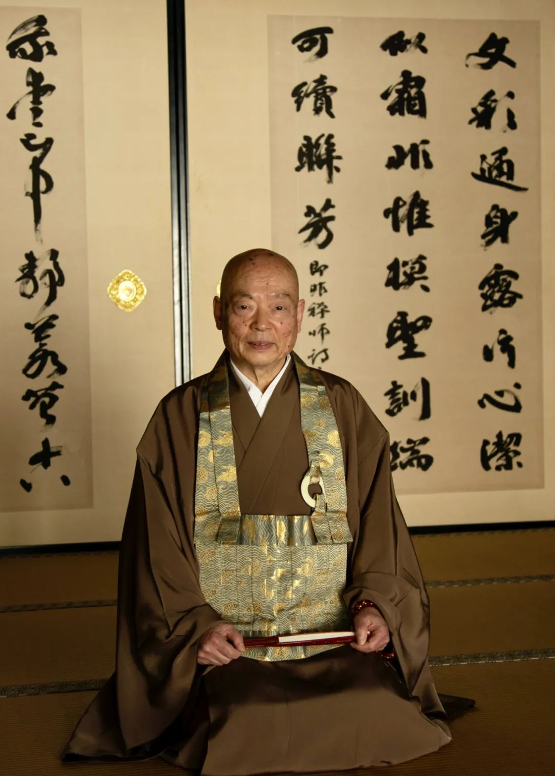 日本黄檗宗大本山万福寺管长近藤博道&nbsp;朱晨曦 摄