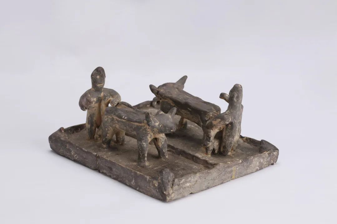 犁田耙田陶模(来源:广东省博物馆)