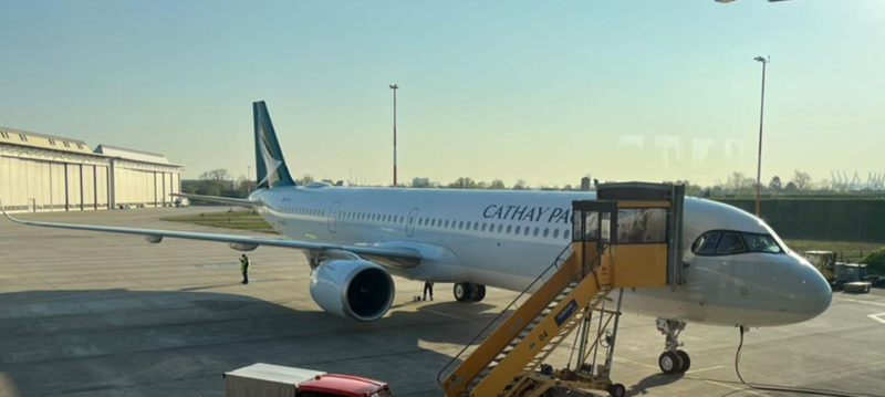 交银金租交付国泰航空一架全新a321neo飞机|国泰航空_新浪财经_新浪网