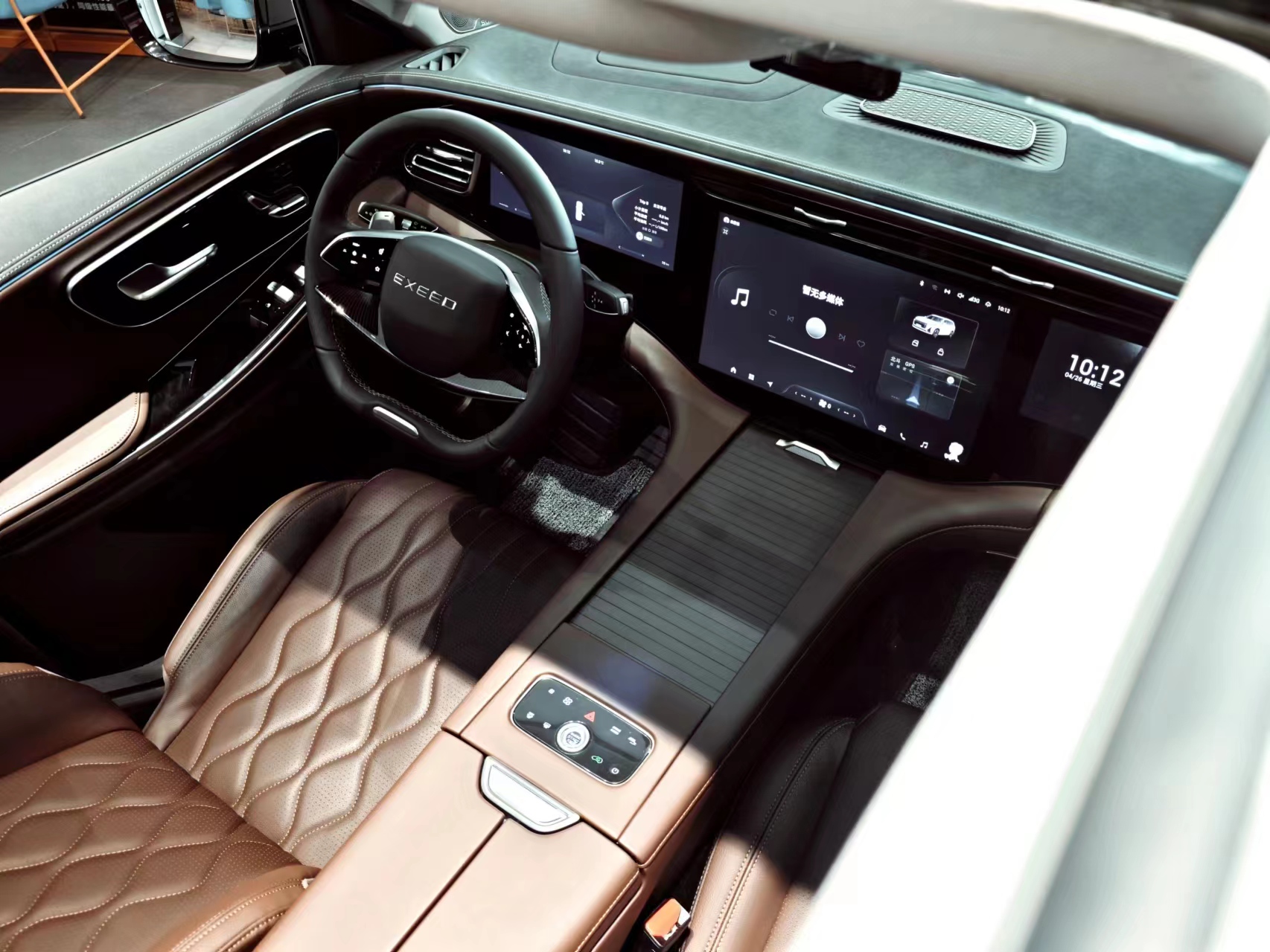 全新一代揽月内饰设计. 华龙网-新重庆客户端 杨翔然 摄