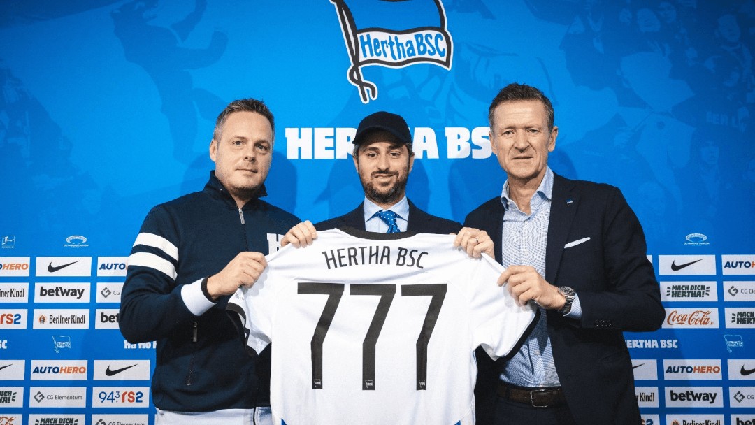▲777Partners与柏林赫塔足球俱乐部达成合作协议