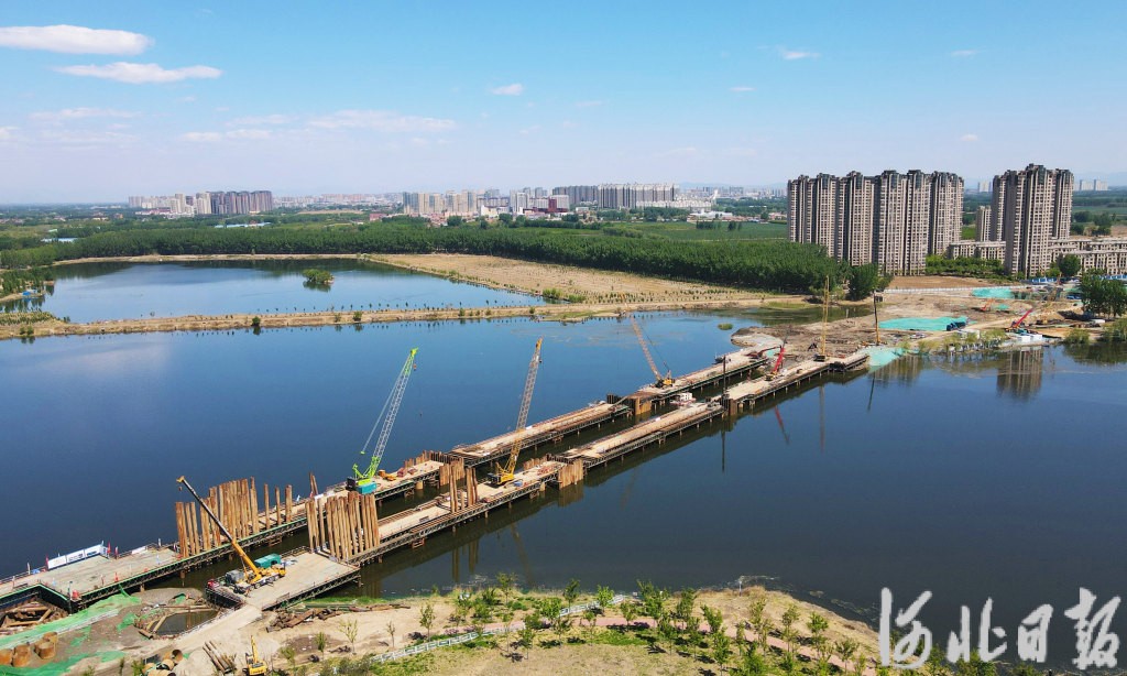 厂通路潮白河大桥施工正酣_新浪财经_新浪网