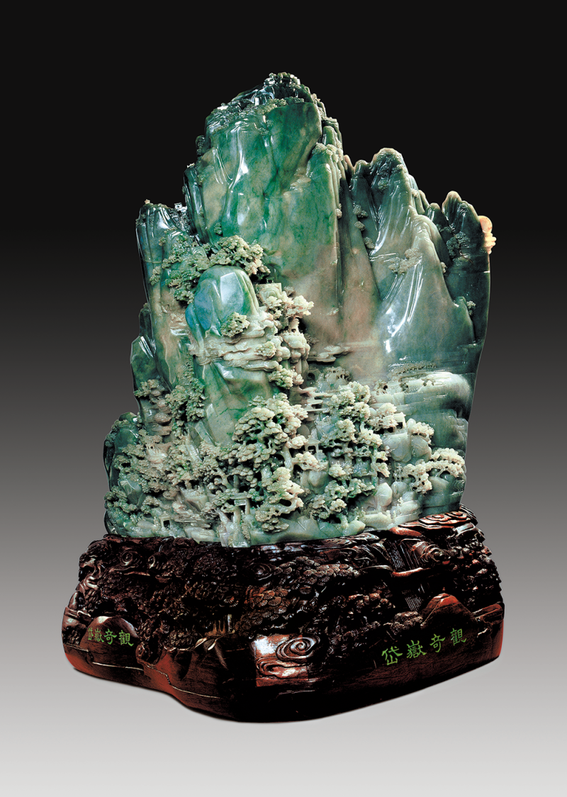 来看翡翠"四大国宝"|翡翠_新浪财经_新浪网_璞玉雅藏官网