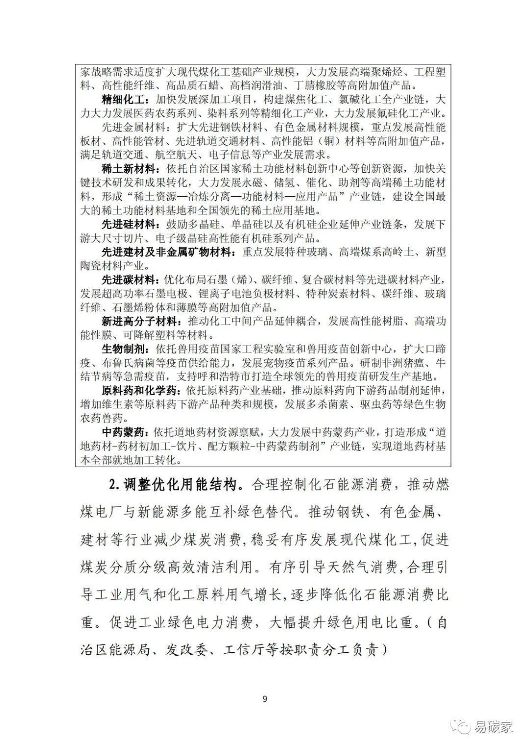 内蒙古自治区工业领域碳达峰实施方案|内蒙古_新浪财经_新浪网