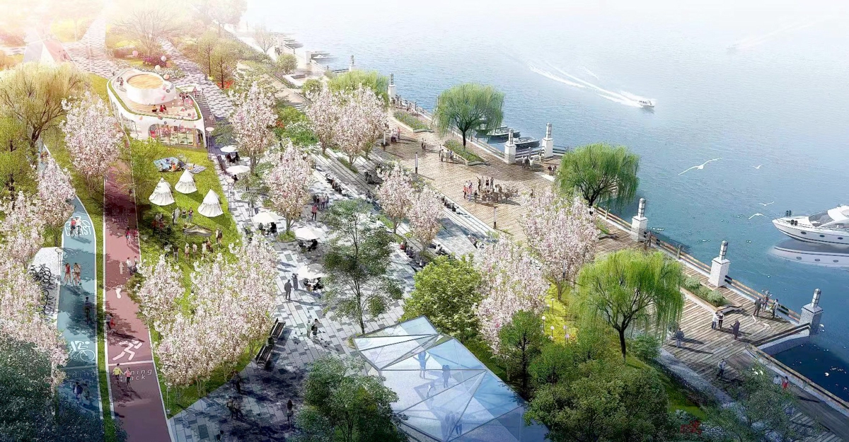 大运河沿岸景观工程效果图.