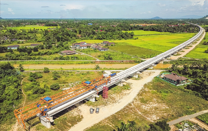 中马共建"一带一路"的标志性项目——马来西亚东海岸铁路(马东铁)建设