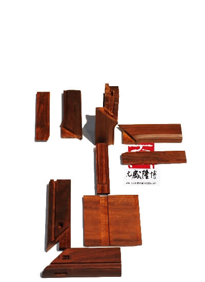 直腿平牙三碰肩结构组装.