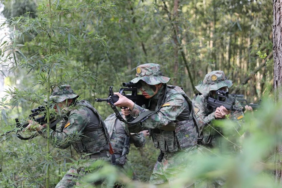 火箭军某部特种警卫集训队密林淬火砺尖刀