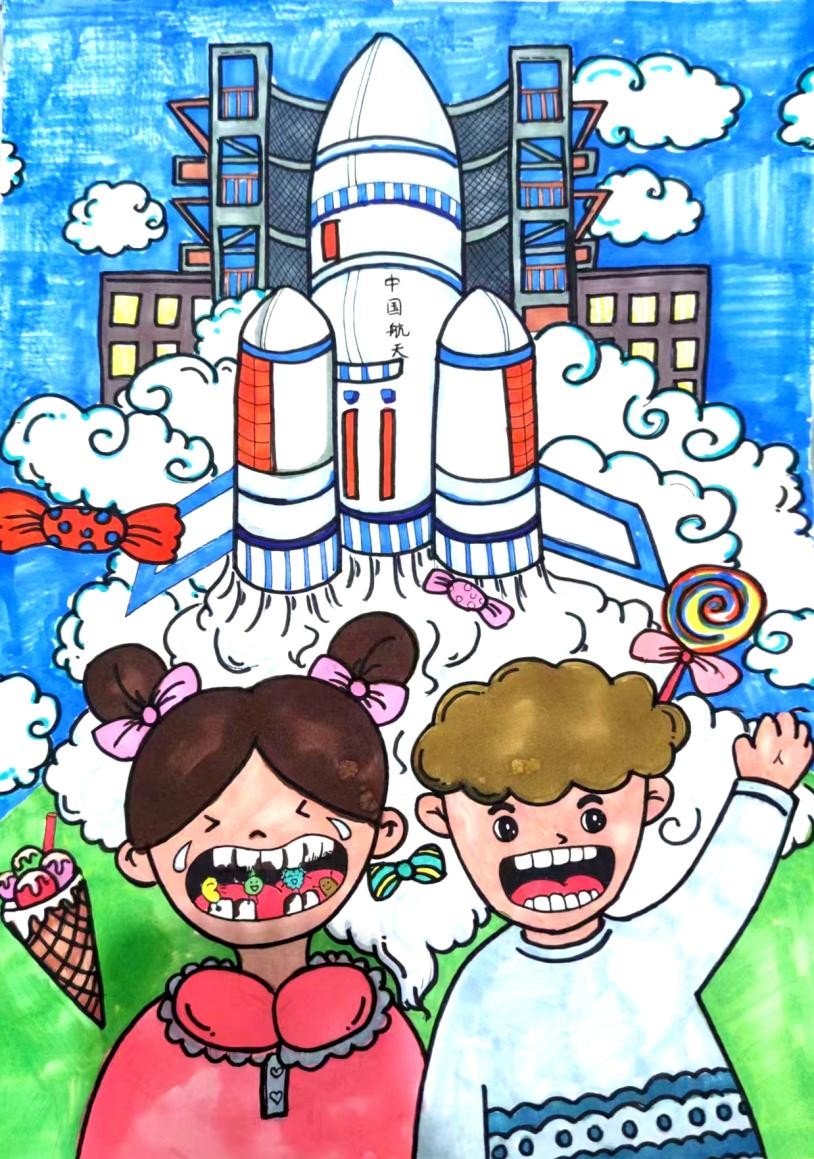 （一等奖 ?徐铭浩小朋友的作品）