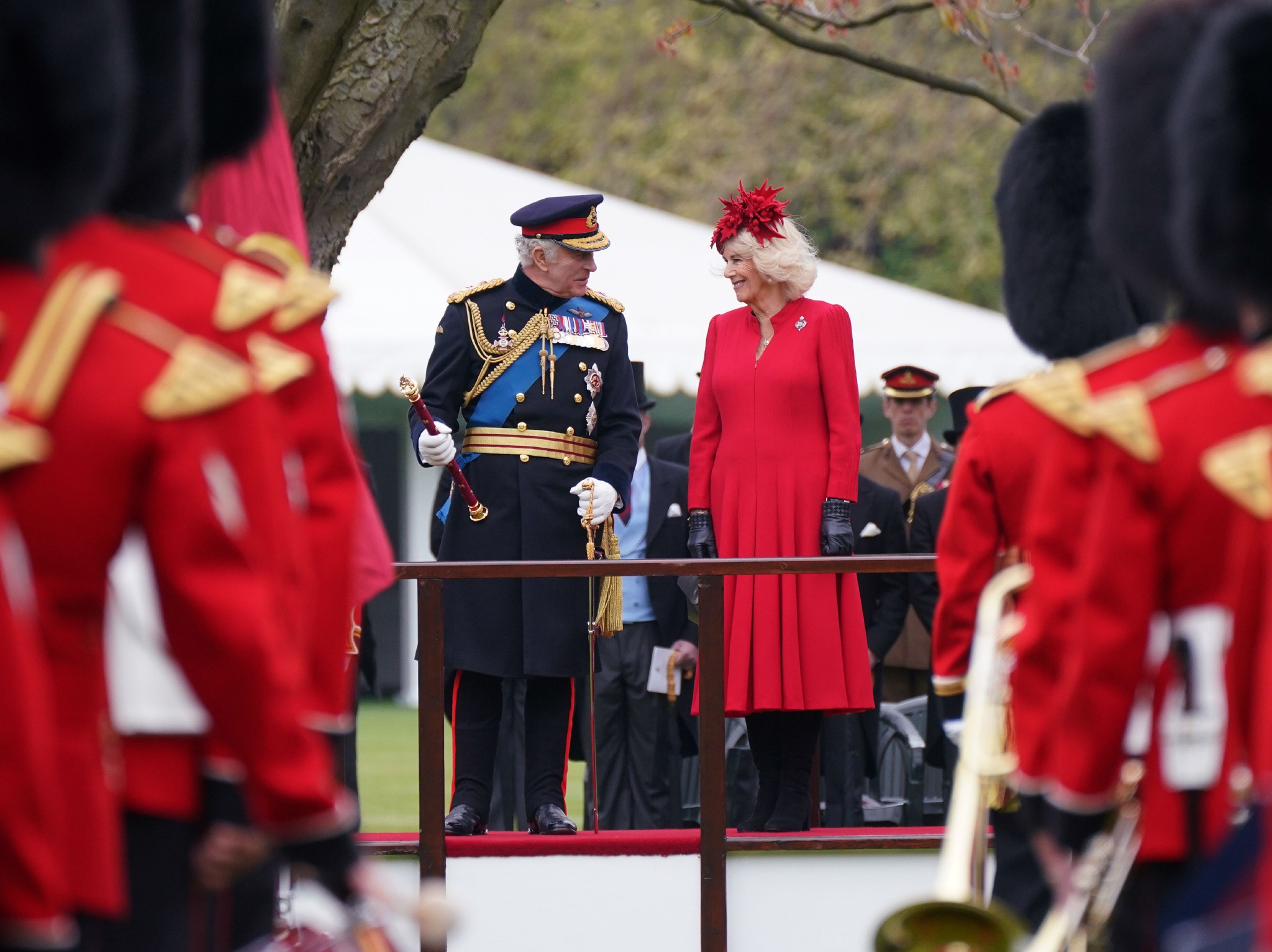 英国国王查尔斯三世与王后卡米拉（图源：英国王室官方社交媒体）