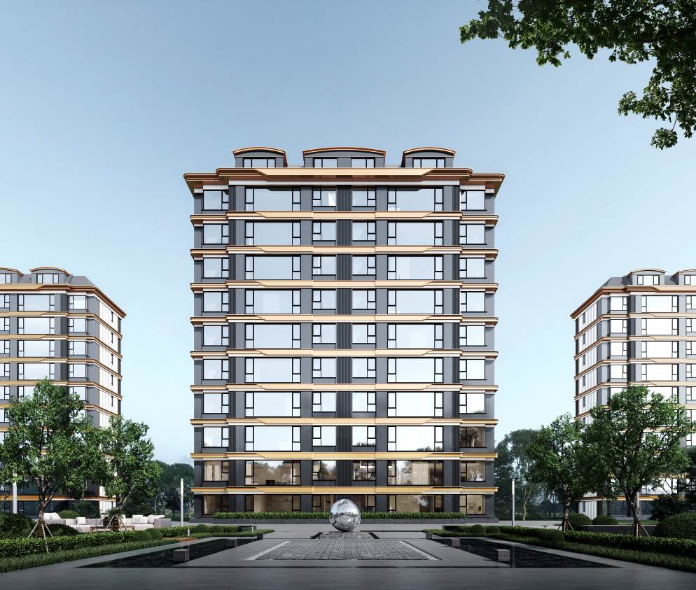 项目建筑立面效果图