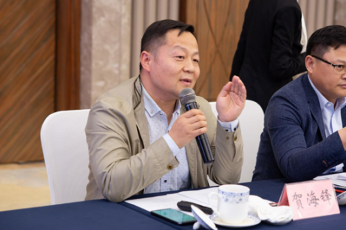 ▲八分量贺海锋发言