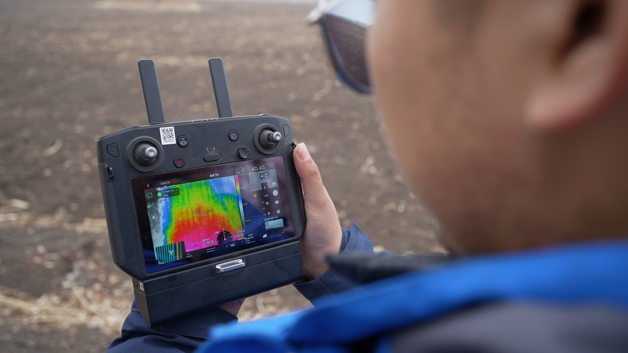 无人机热红外数据影像获取