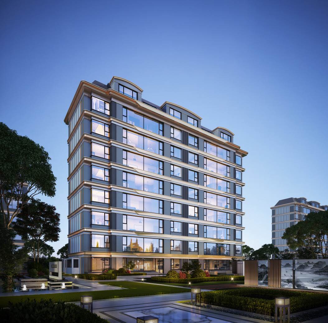 项目建筑立面效果图