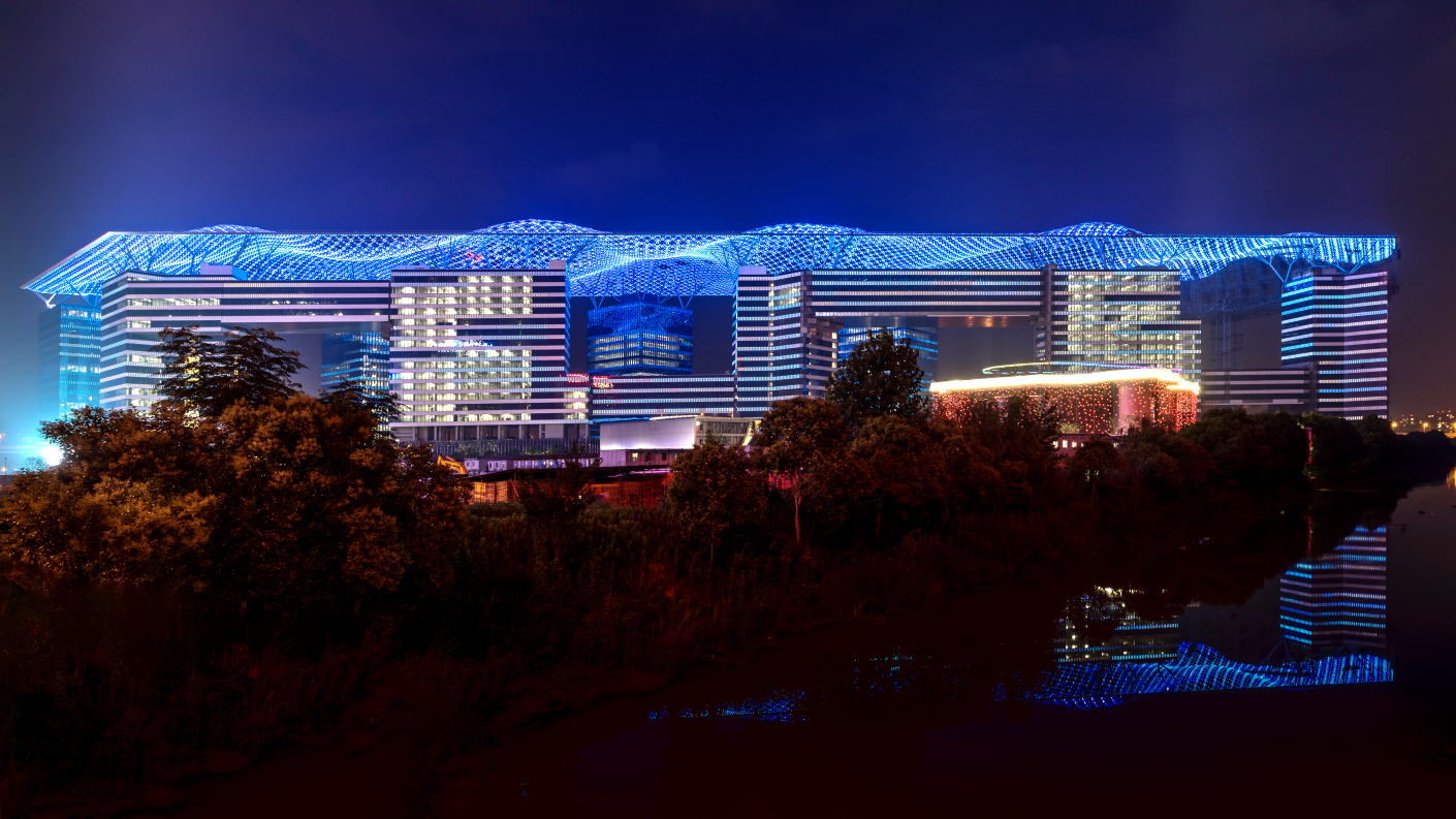 g60科创云廊璀璨光带的背后|夜访上海科创园区②|算法_新浪财经_新浪