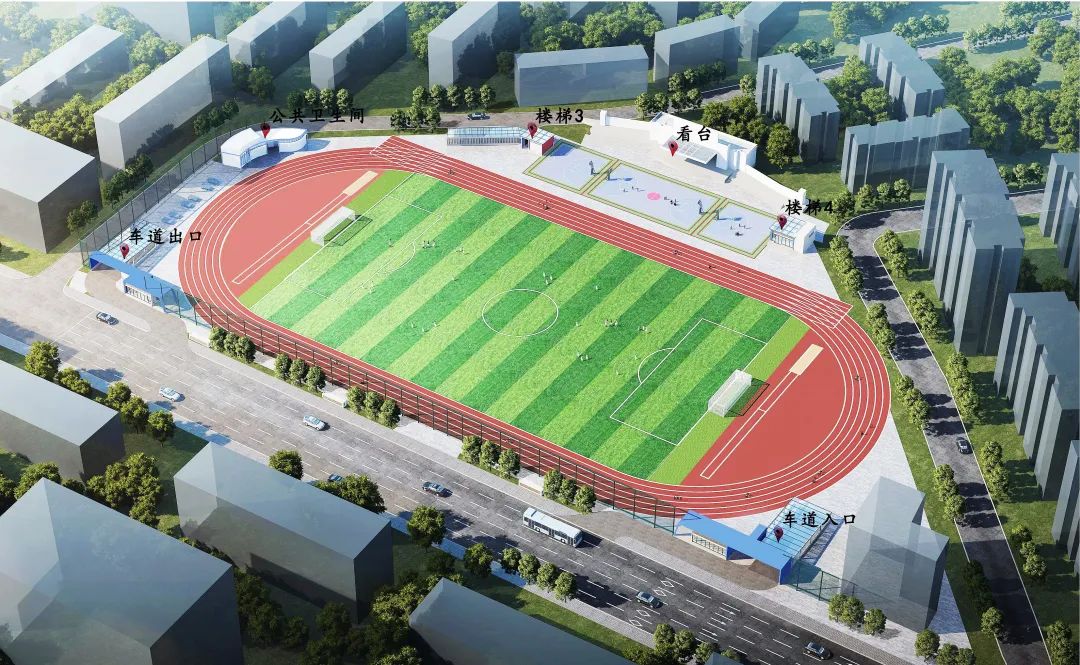 赤坎体育场效果图.