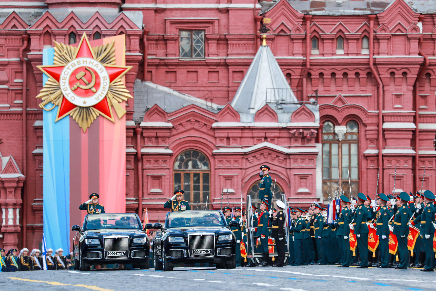 2021莫斯科红场阅兵图片