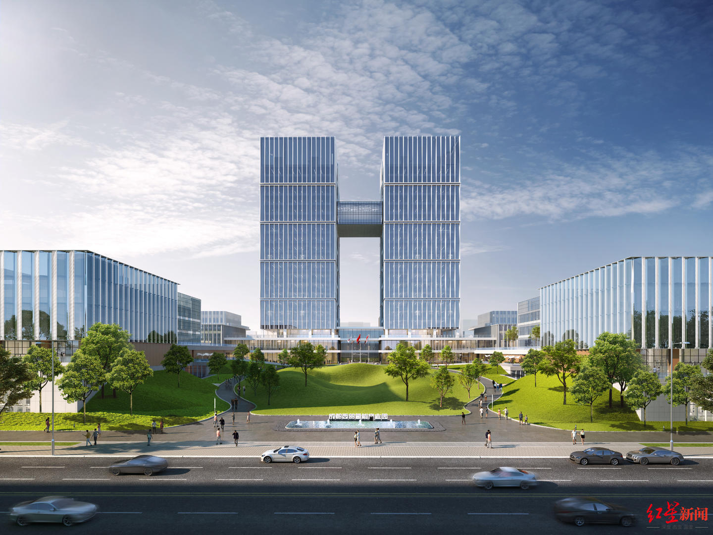 2024年投入使用!西部氢能产业园全部建筑已封顶|产业园|成都市|签约_