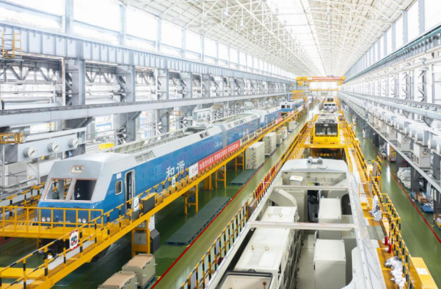 中车株机拥有现在世界最大电力机车厂房
