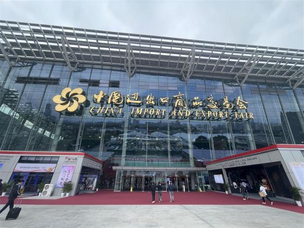 今年广交会现场.于量 摄