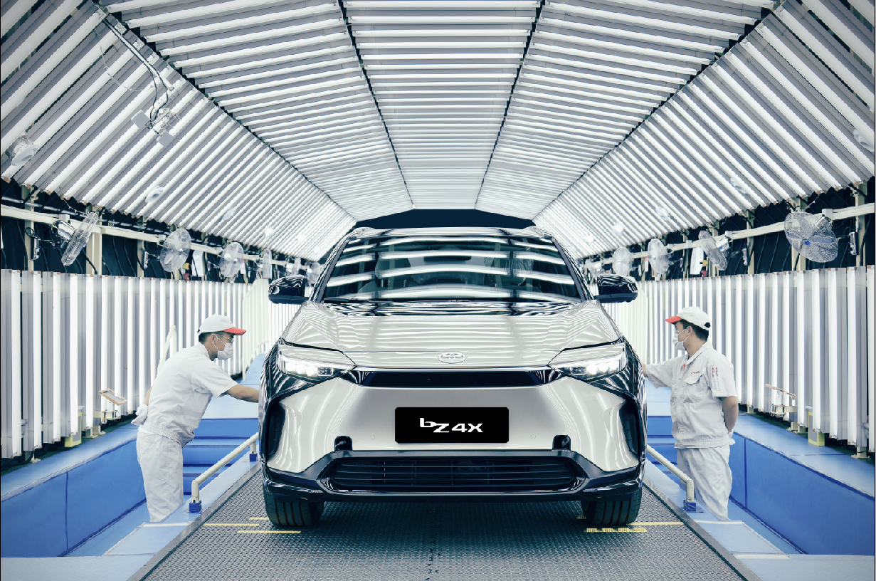 广汽丰田新能源汽车产能扩建项目二期车辆检查线