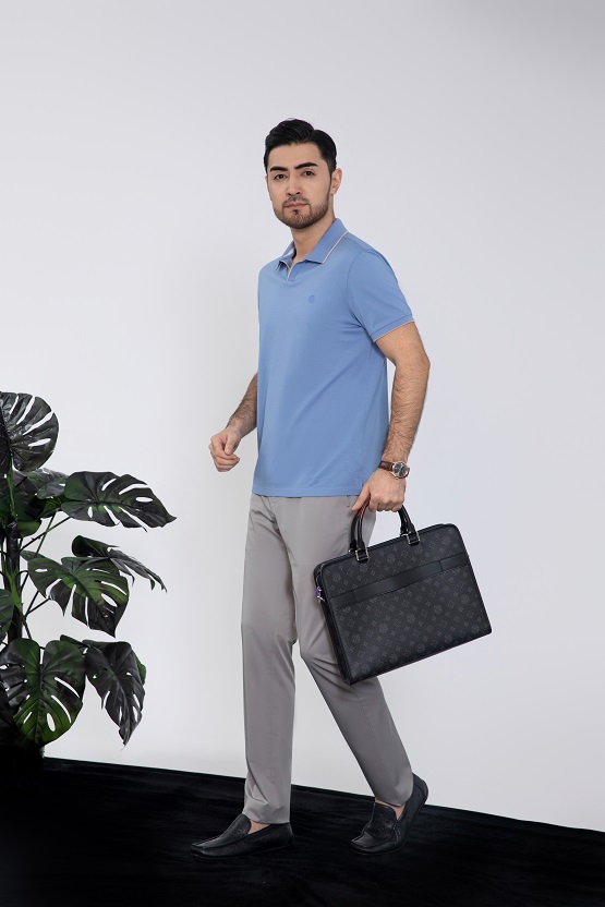 欧度呼吸棉面料polo衫