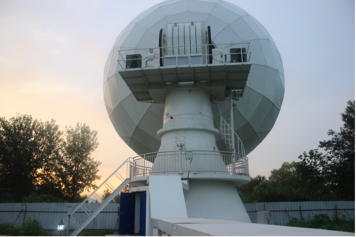 参与保障的地面终端测控站. 受访者供图