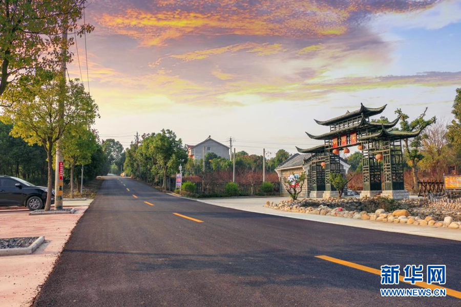 荆州市荆州区八岭山镇铜岭村村景(荆州市委宣传部供图)