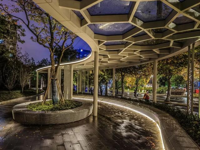 多彩植物,廊道夜景……都在怒江北路口袋公园|怒江_新浪财经_新浪网