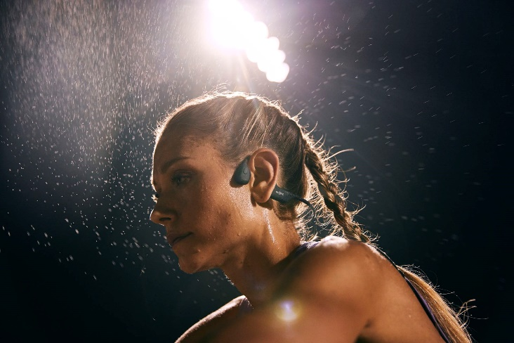 图:韶音骨传导运动耳机