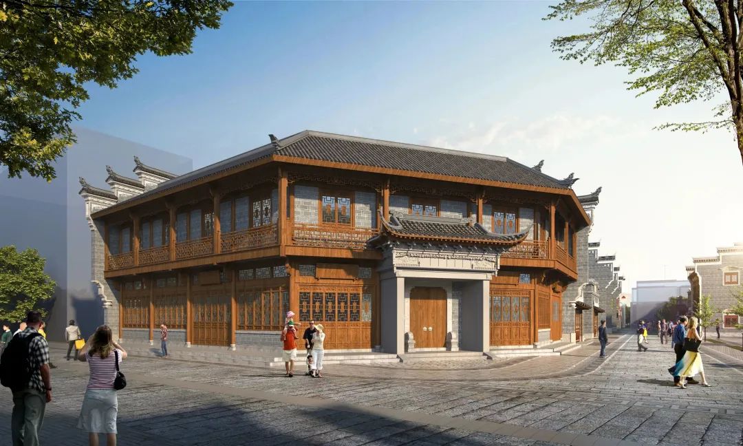 管家巷历史文化商业街区效果图