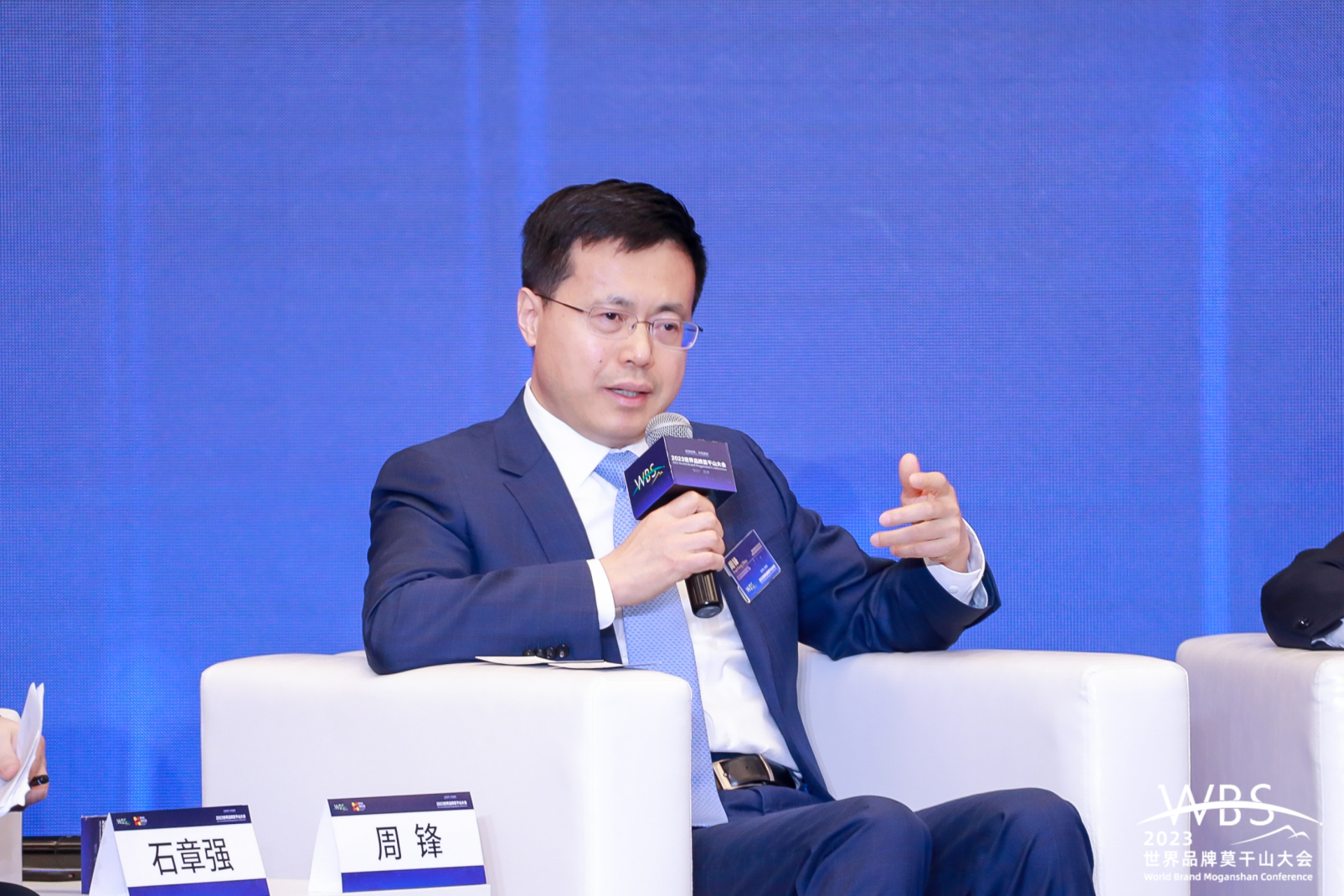 图为美高梅国际酒店集团中国区总裁,钓鱼台美高梅酒店集团总裁周锋