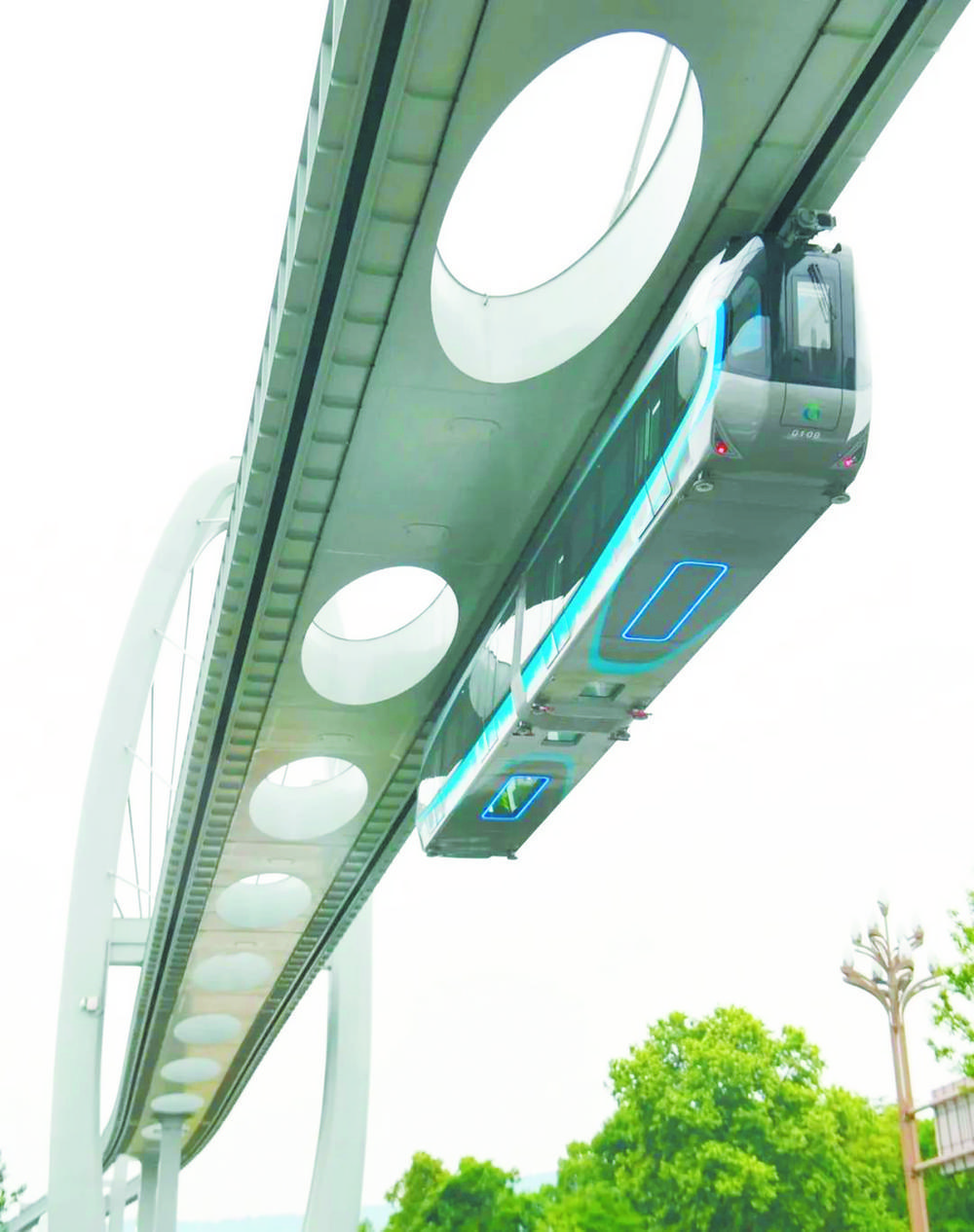 "光子号"悬挂式单轨