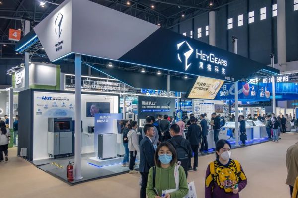 2023西部国际口腔展上黑格科技展台