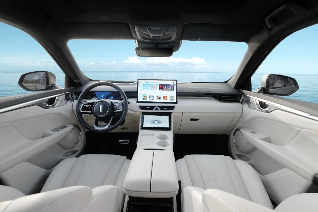 新摩卡dht-phev内饰设计.&nbsp;魏牌供图 华龙网发