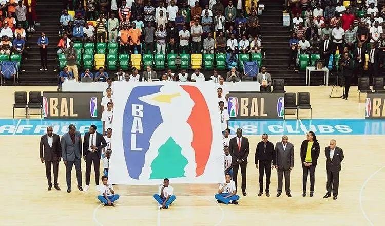 ▲首届非洲篮球联赛，耐克和Jordan Brand出任联赛的独家装备供应商