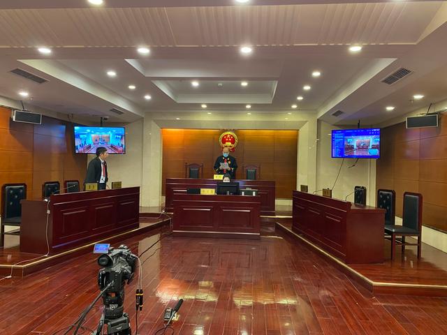 庭审现场。图源：北京市朝阳区人民法院