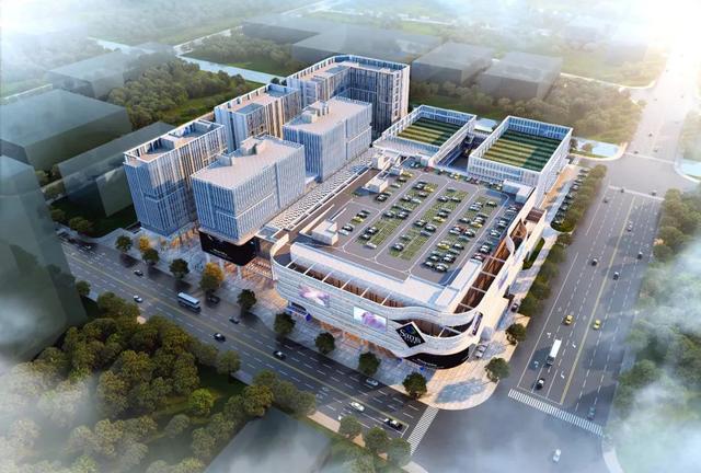 山姆会员商店嘉定店鸟瞰图