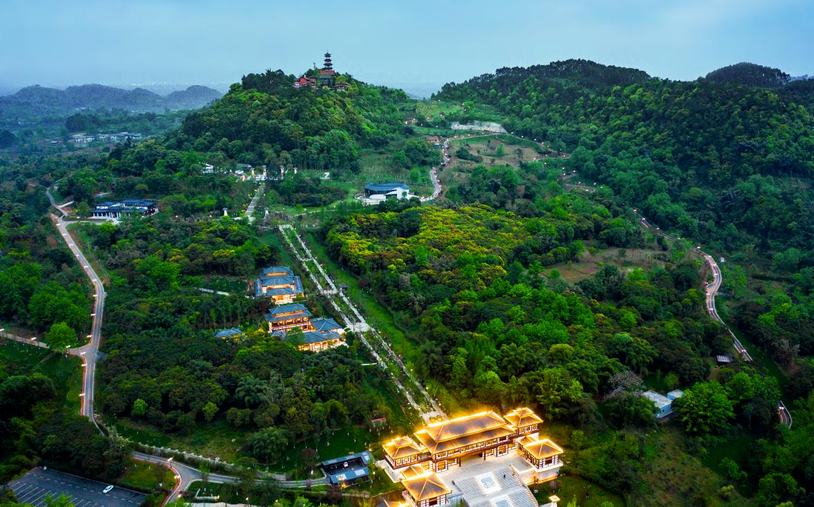 ↑彭祖山景区