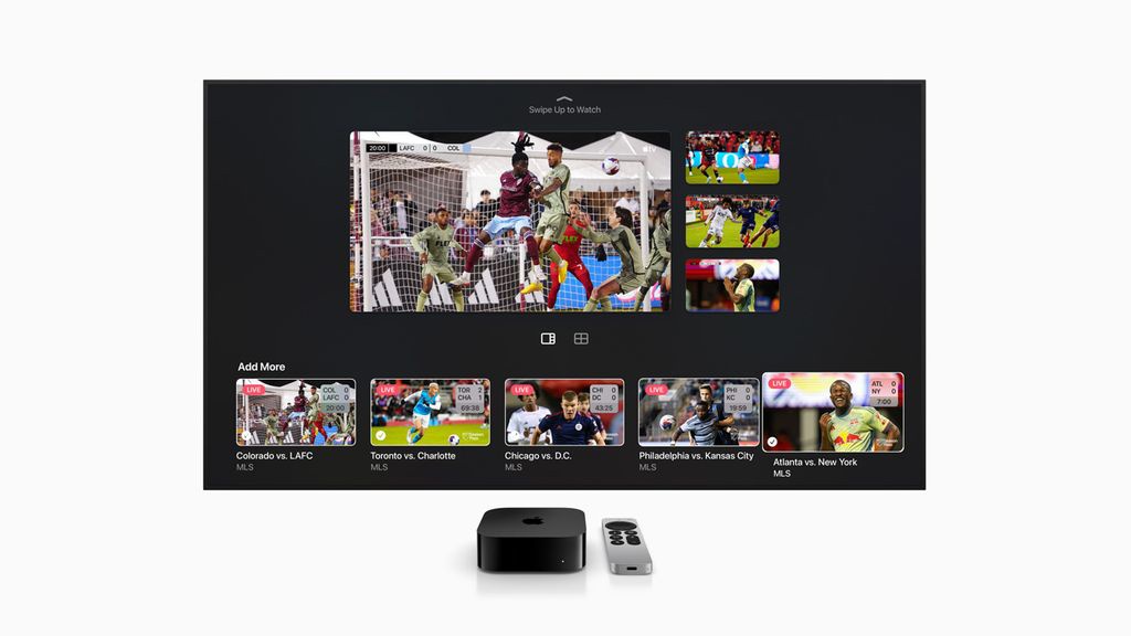 苹果发布 tvOS 16.5 更新，引入“多视图体育”功能：同时播放 4 个直播源